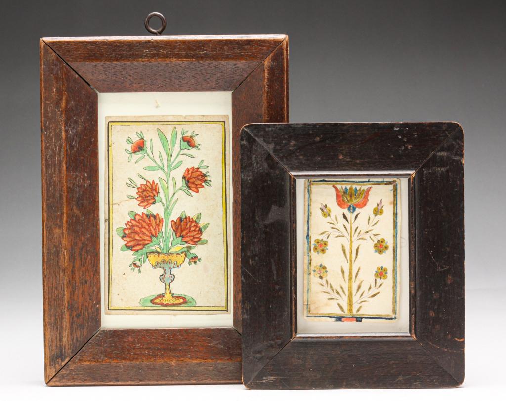 TWO AMERICAN FLORAL BOOKPLATES. (1 of 5)