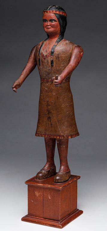 AMERICAN COUNTER TOP CIGAR STORE INDIAN. (1 of 5)