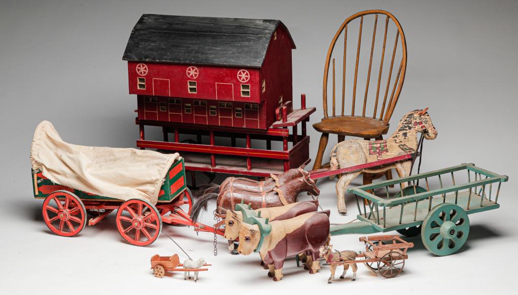 GROUP OF AMERICAN FARM TOYS. (1 of 5)