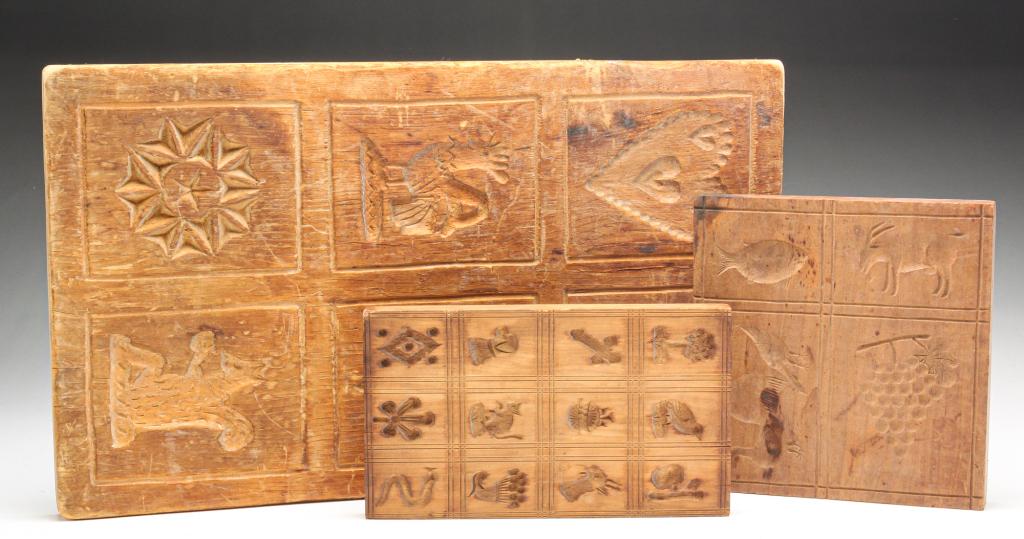 THREE COOKIE BOARDS. (1 of 5)