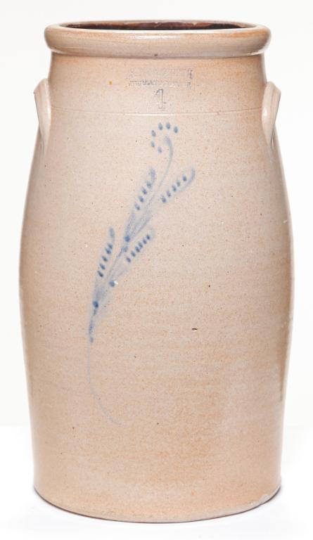 VERMONT STONEWARE CHURN. (1 of 8)