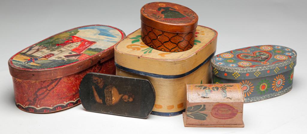 EUROPEAN CIGAR HOLDER AND FIVE BOXES. (1 of 11)