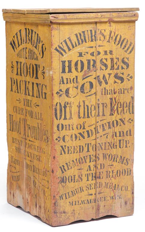 AMERICAN "WILBUR SEED MEAL CO." STORE BIN. (1 of 6)