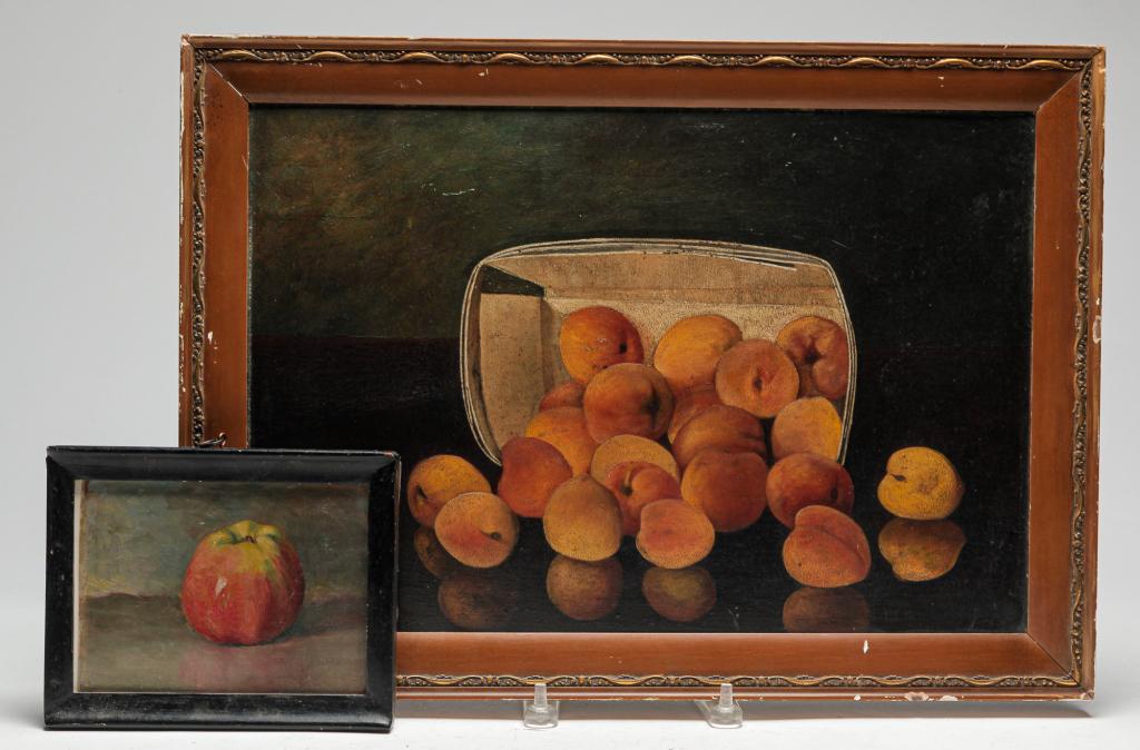 TWO FRUIT STILL LIFES. (1 of 4)
