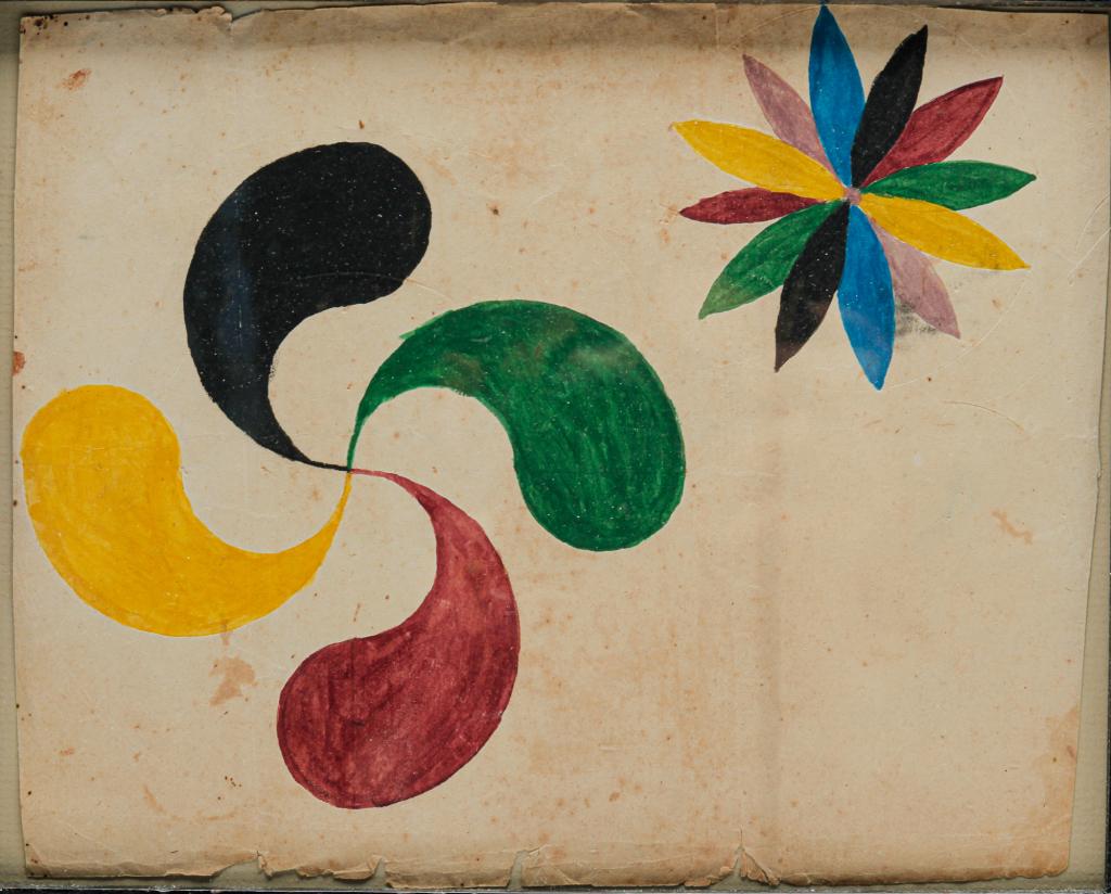 AMERICAN FOLK ART PAINTING. (1 of 3)