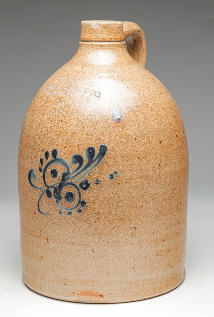 NEW YORK STONEWARE JUG. (1 of 6)