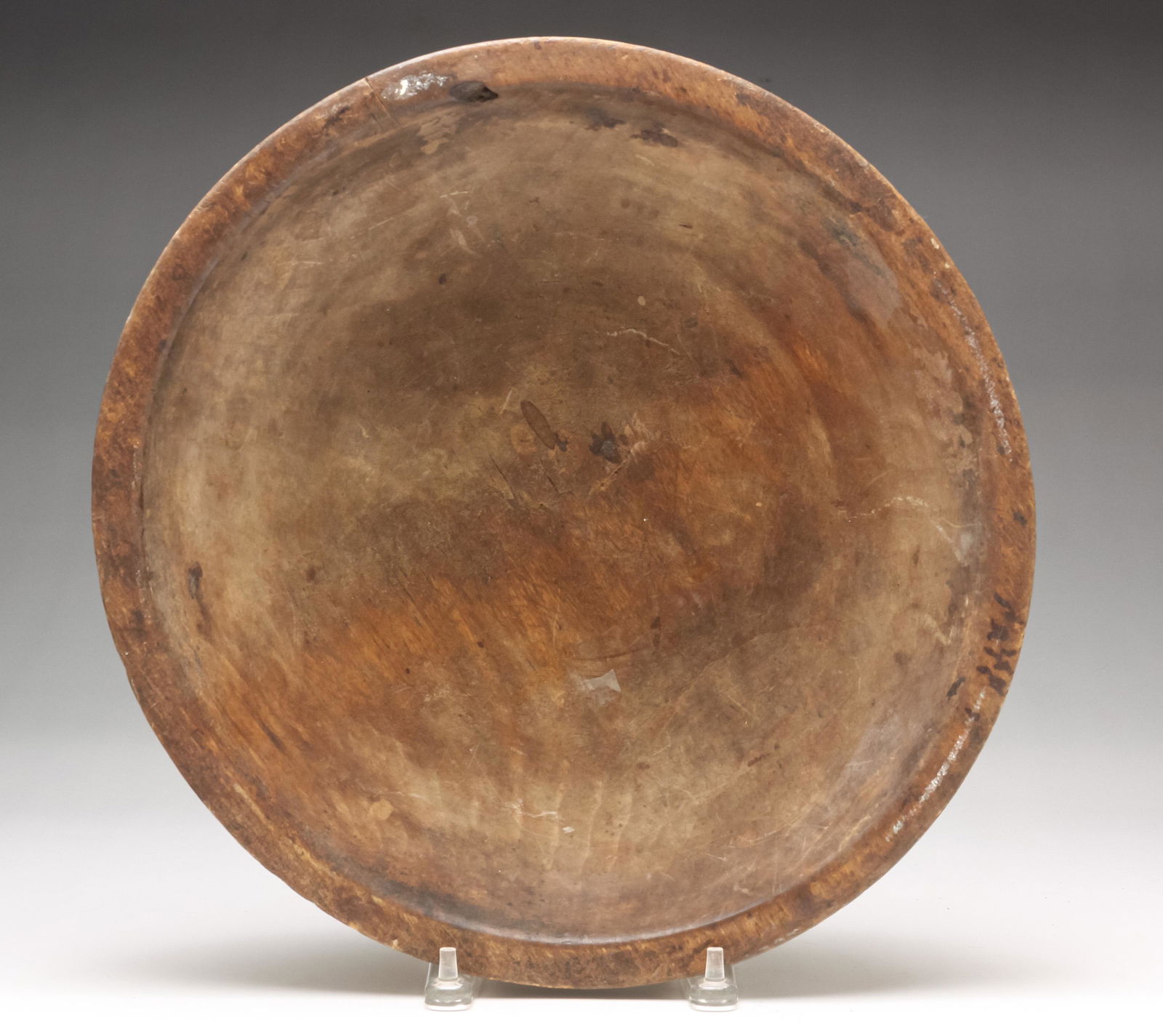 AMERICAN TREENWARE PAINTED BOWL. (1 of 3)