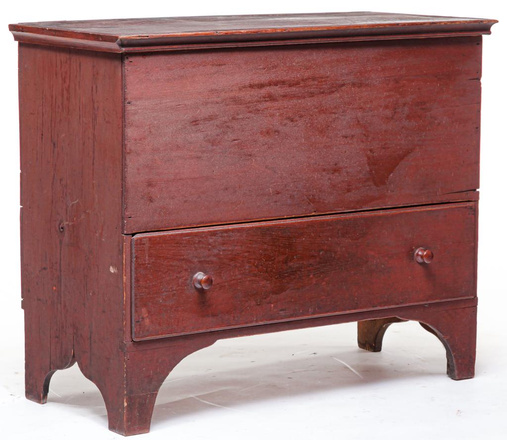 AMERICAN PAINTED MULE CHEST. (1 of 8)