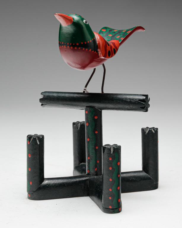 FOLK ART BIRD BY DON NOYES. (1 of 3)