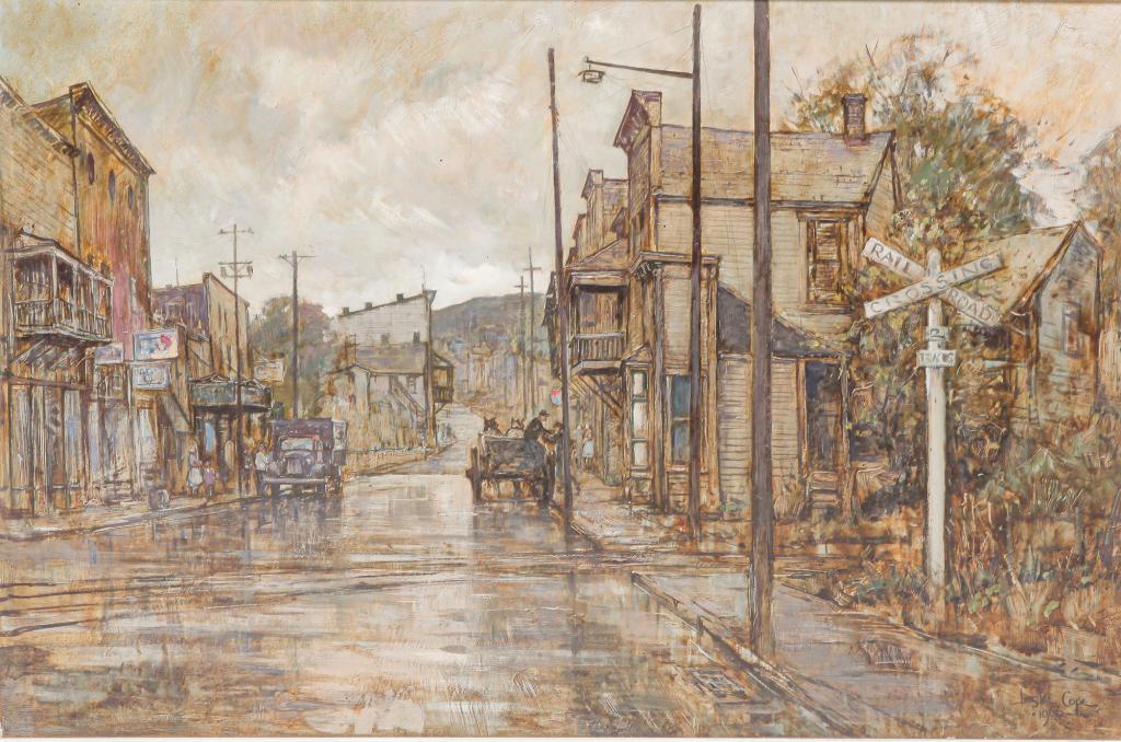 STREET SCENE BY LESLIE COPE. (1 of 4)