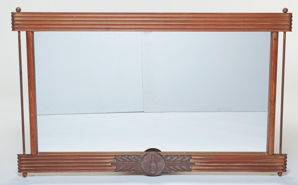 AMERICAN COCA COLA  ADVERTISING MIRROR. (1 of 3)