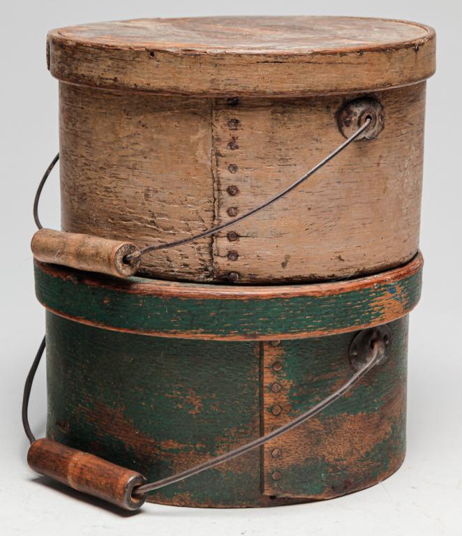TWO AMERICAN BENTWOOD CARRIERS. (1 of 3)