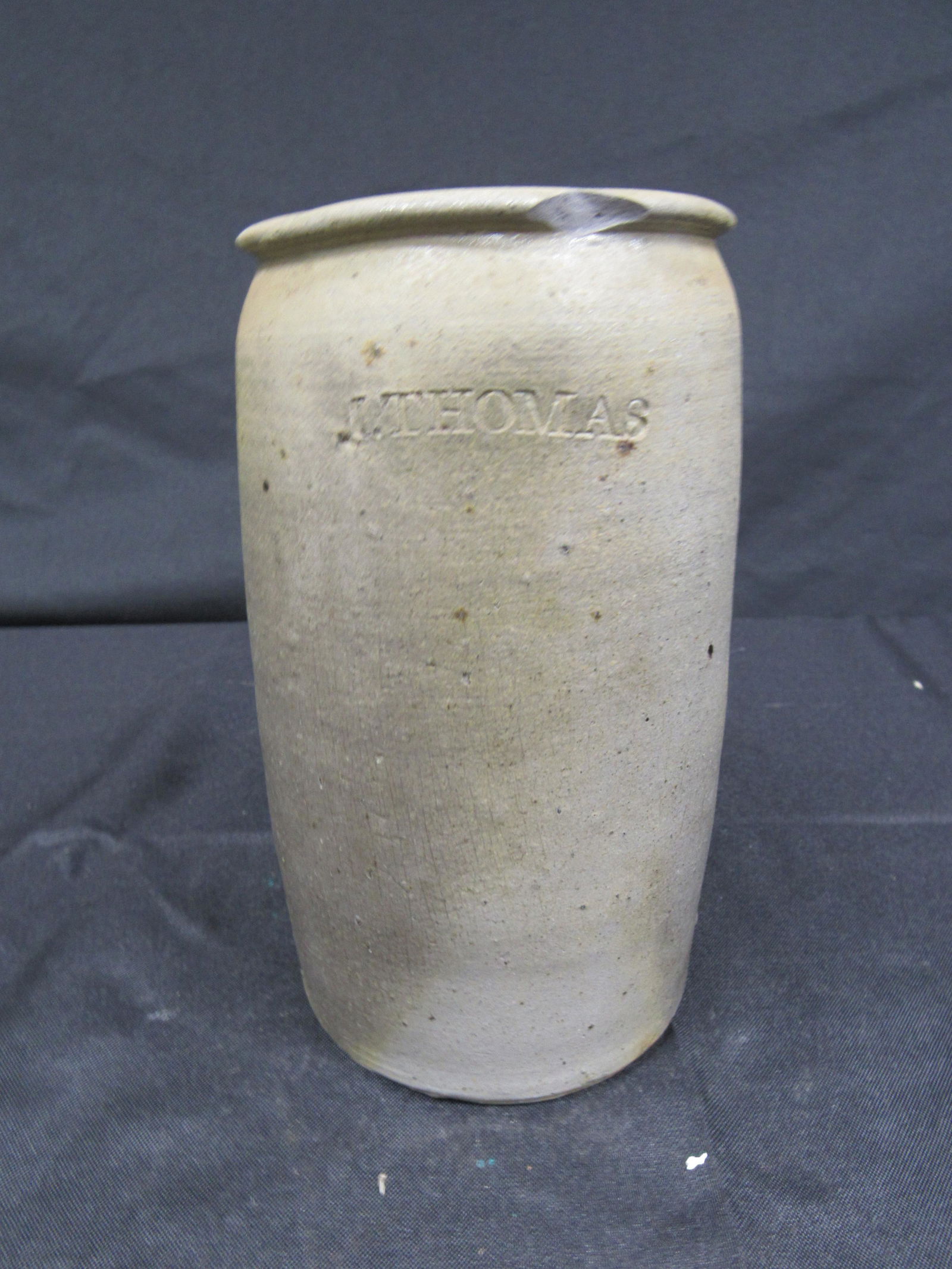 RARE I. THOMAS  STONEWARE JAR (1 of 4)