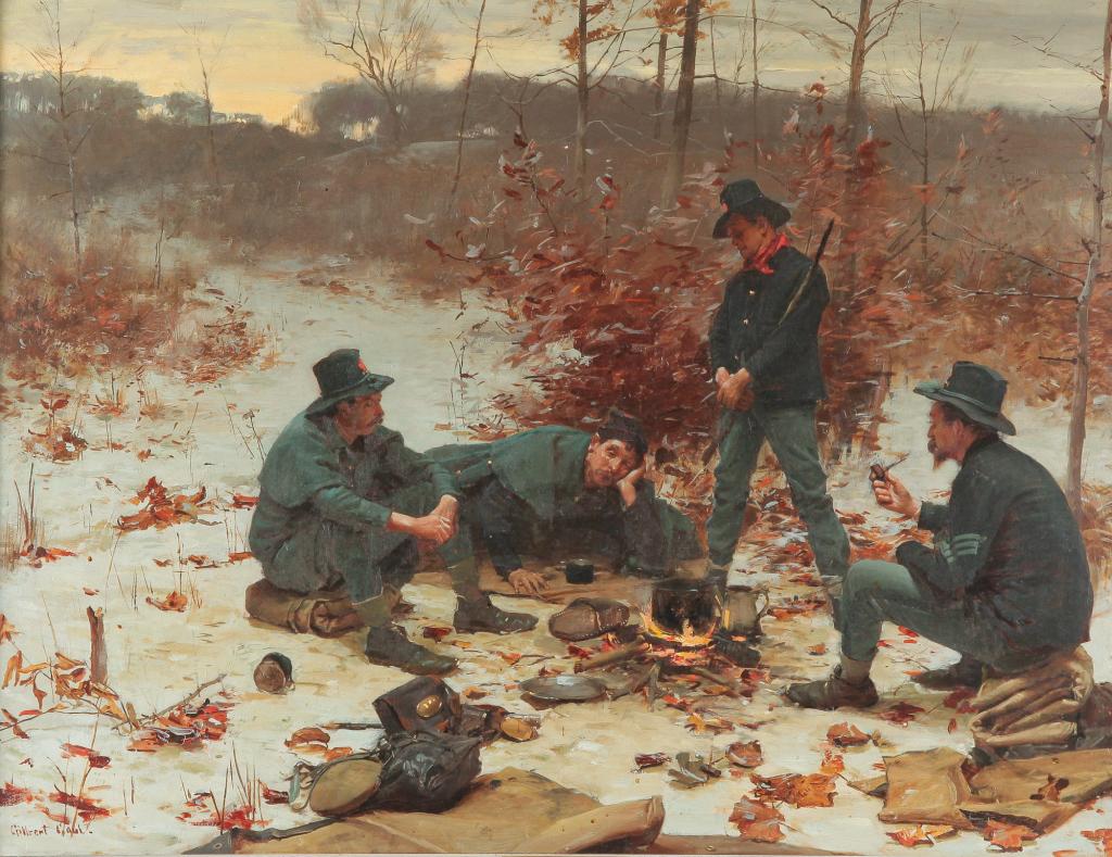 "THOSE DREARY DAYS" BY GILBERT GAUL. (1 of 4)