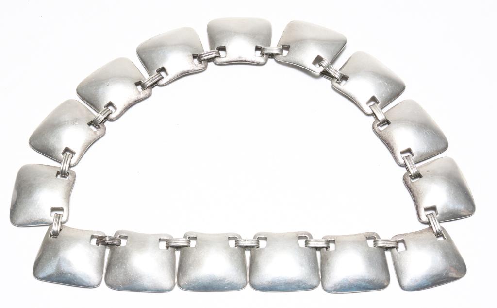 HECTOR AGUILAR STERLING SILVER NECKLACE. (1 of 3)