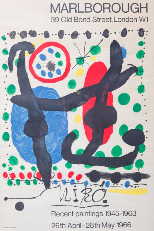 MIRO EXHIBITION POSTER. (1 of 3)