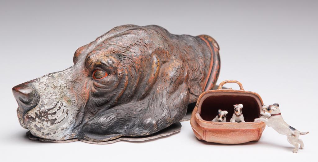 TWO PIECES OF AUSTRIAN COLD PAINTED BRONZE. (1 of 4)