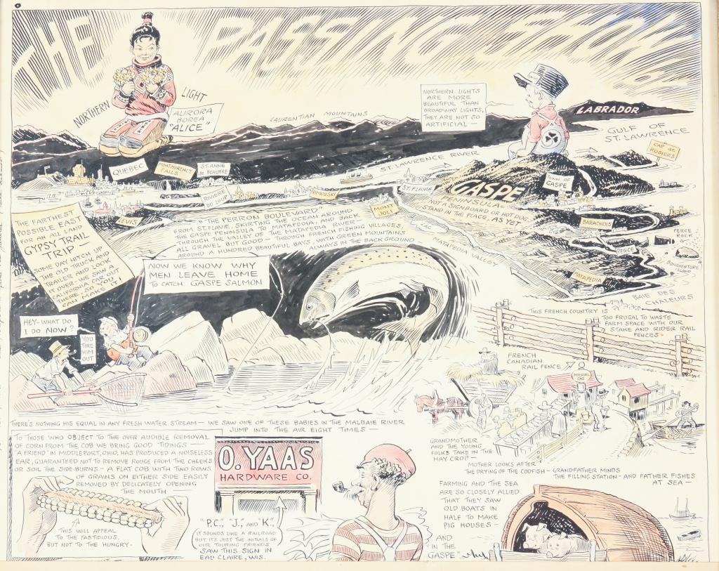 NORTHERN LIGHTS ILLUSTRATION BY BILLY IRELAND. (1 of 3)