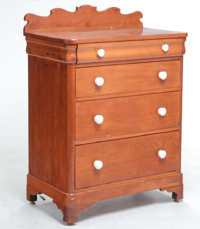 AMERICAN COUNTRY EMPIRE CHEST. (1 of 4)