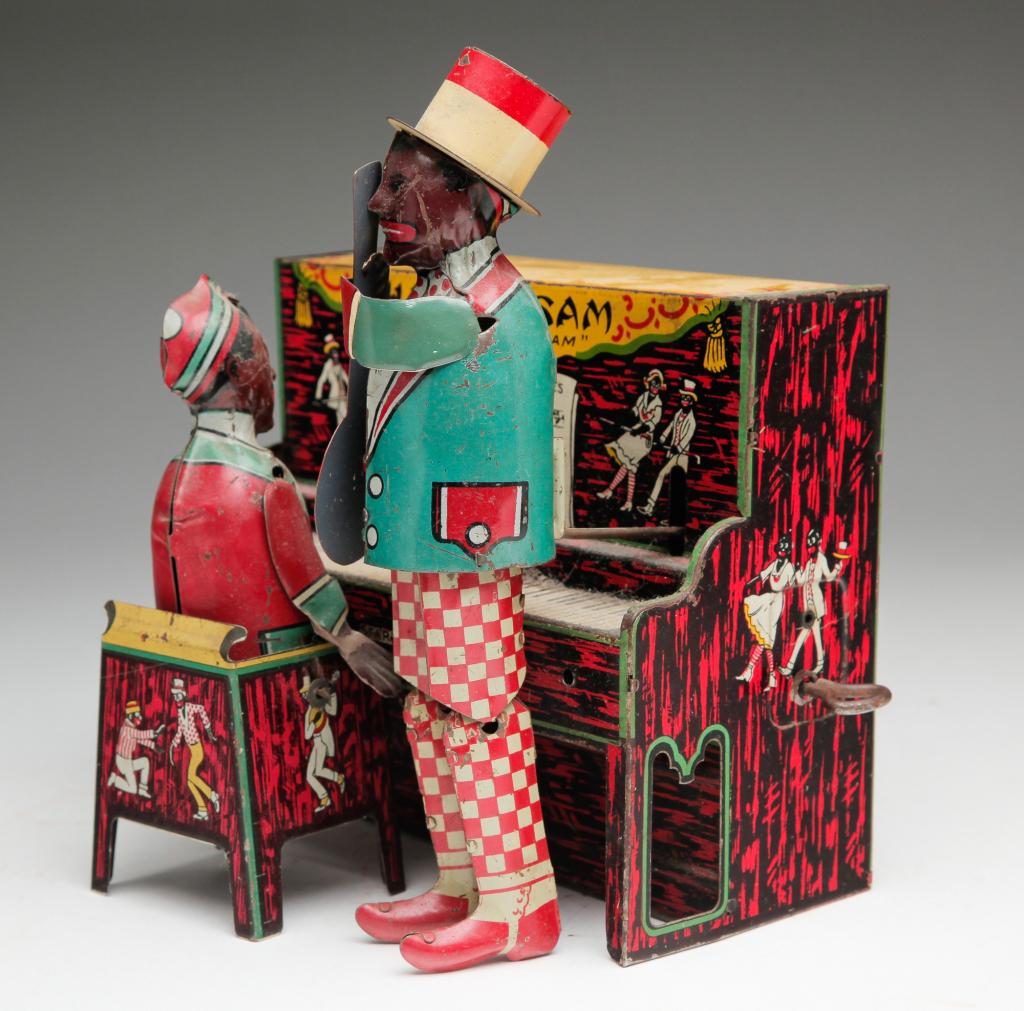 STRAUSS TIN "HAM AND SAM" TIN TOY. (1 of 6)