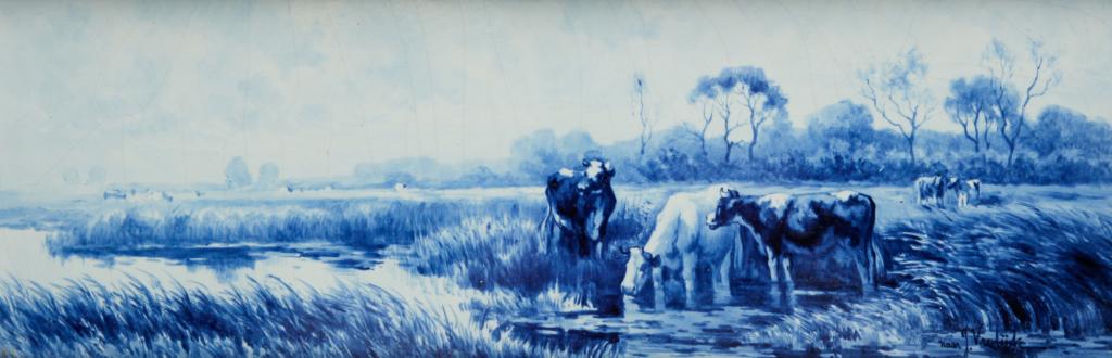 DUTCH DELFT TILE. (1 of 4)