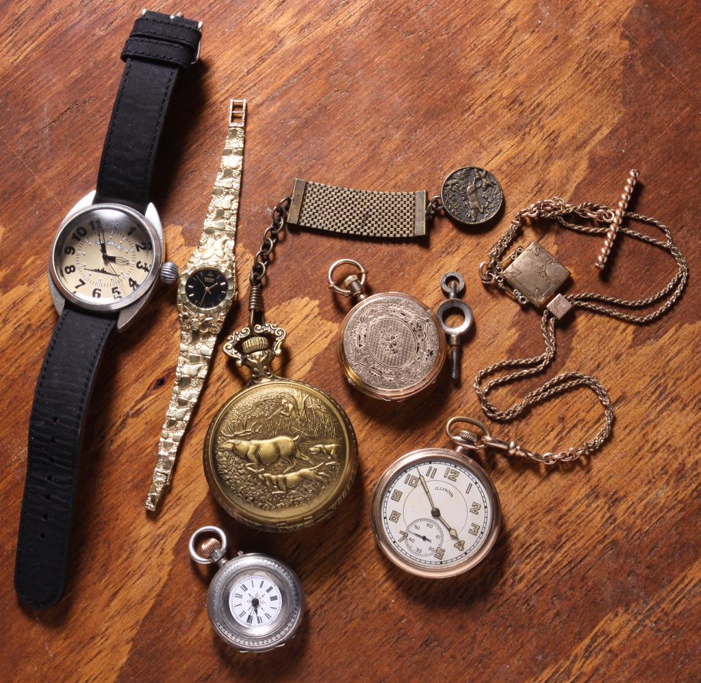 VINTAGE AND NEWER WATCHES. (1 of 7)