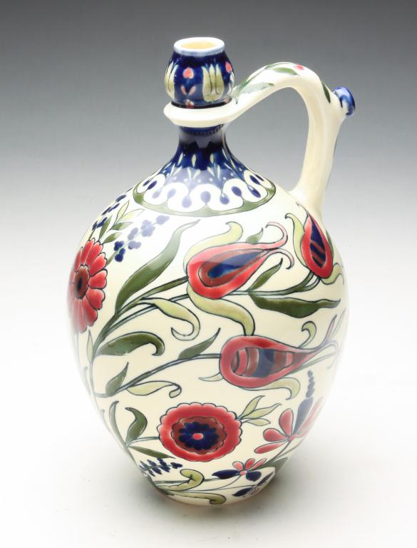 HUNGARIAN ZSOLNAY PUZZLE JUG. (1 of 5)