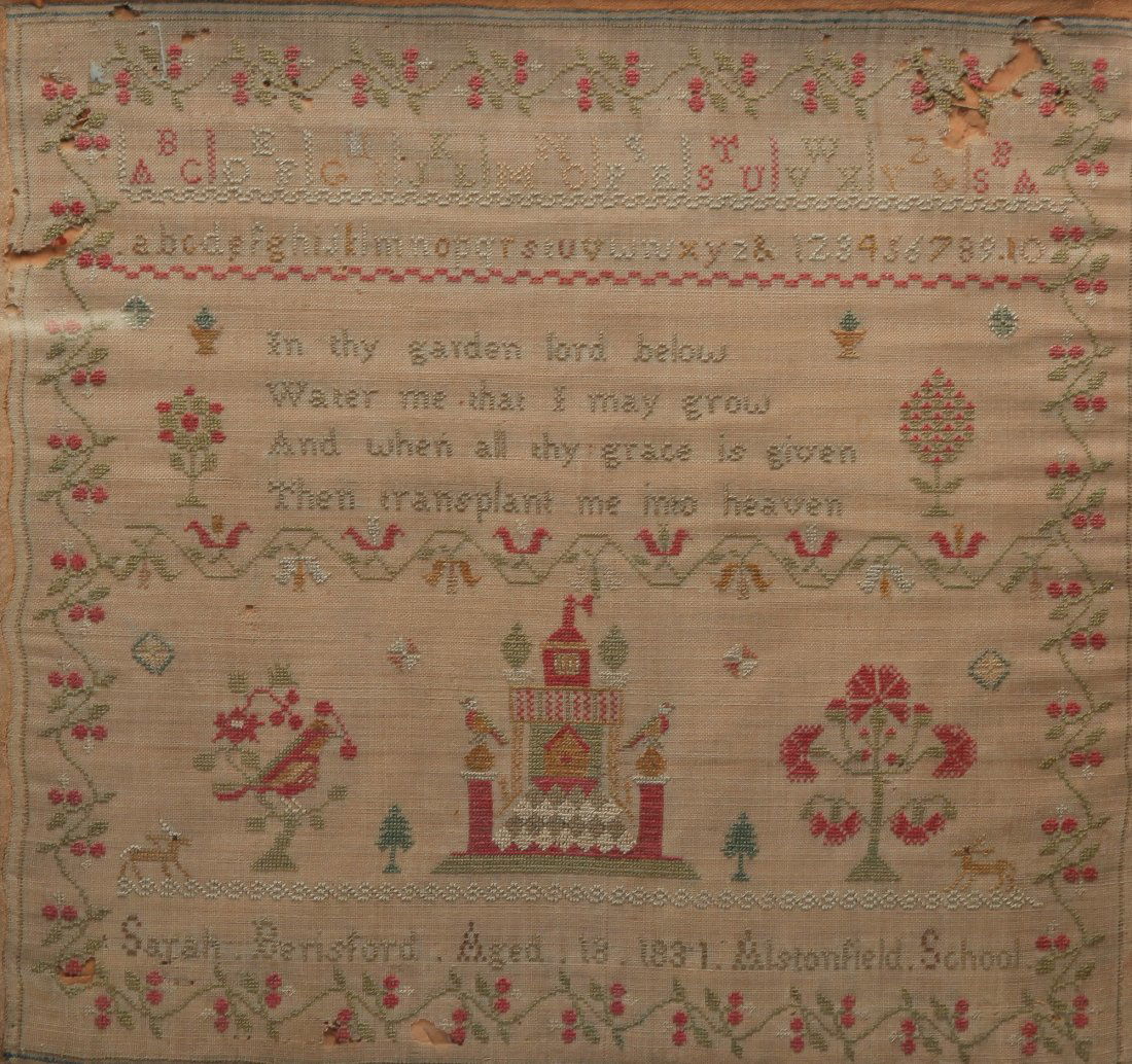 ENGLISH SAMPLER BY SARAH BERISFORD. (1 of 3)
