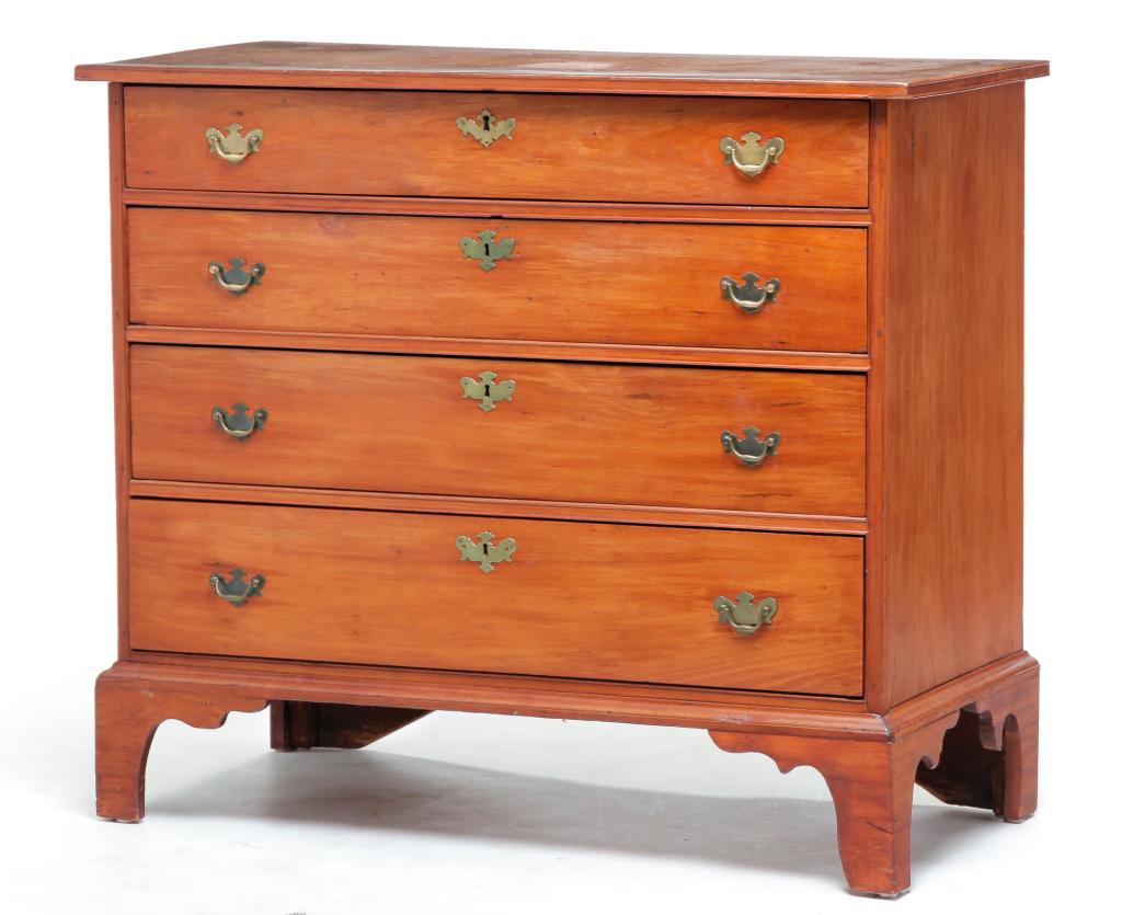AMERICAN CHIPPENDALE CHEST. (1 of 3)