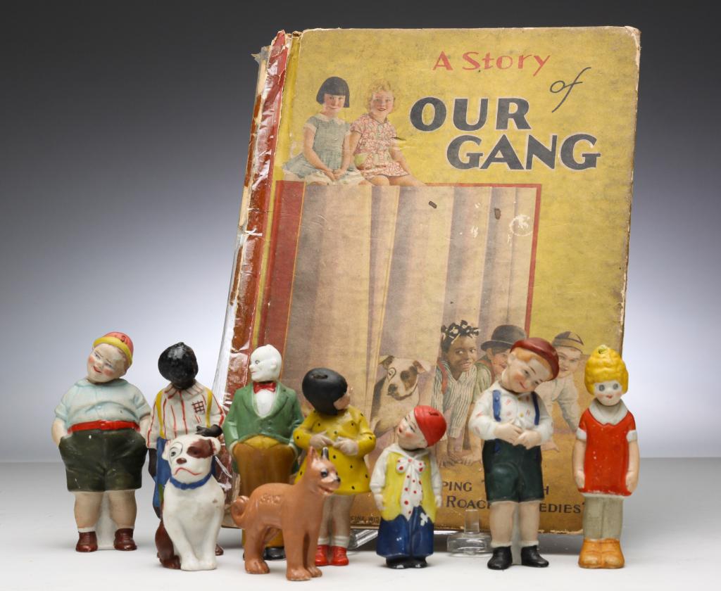 NINE GERMAN "OUR GANG" AND "ORPHAN ANNIE" FIGURES. (1 of 6)