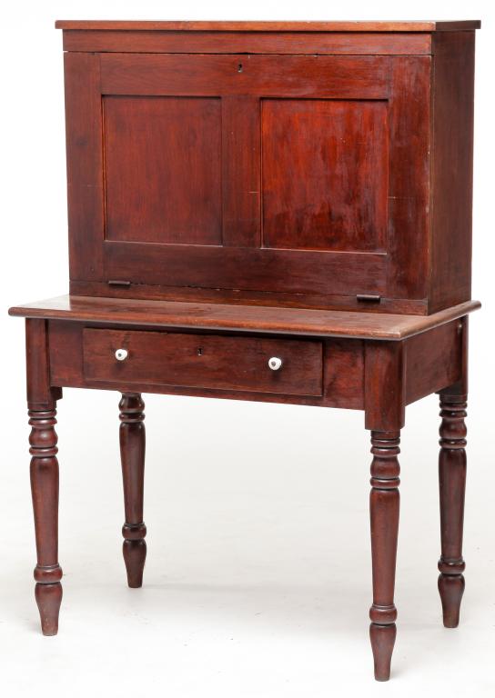 AMERICAN DIMINUTIVE PLANTATION DESK. (1 of 4)
