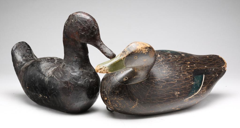 TWO DUCK DECOYS. (1 of 6)