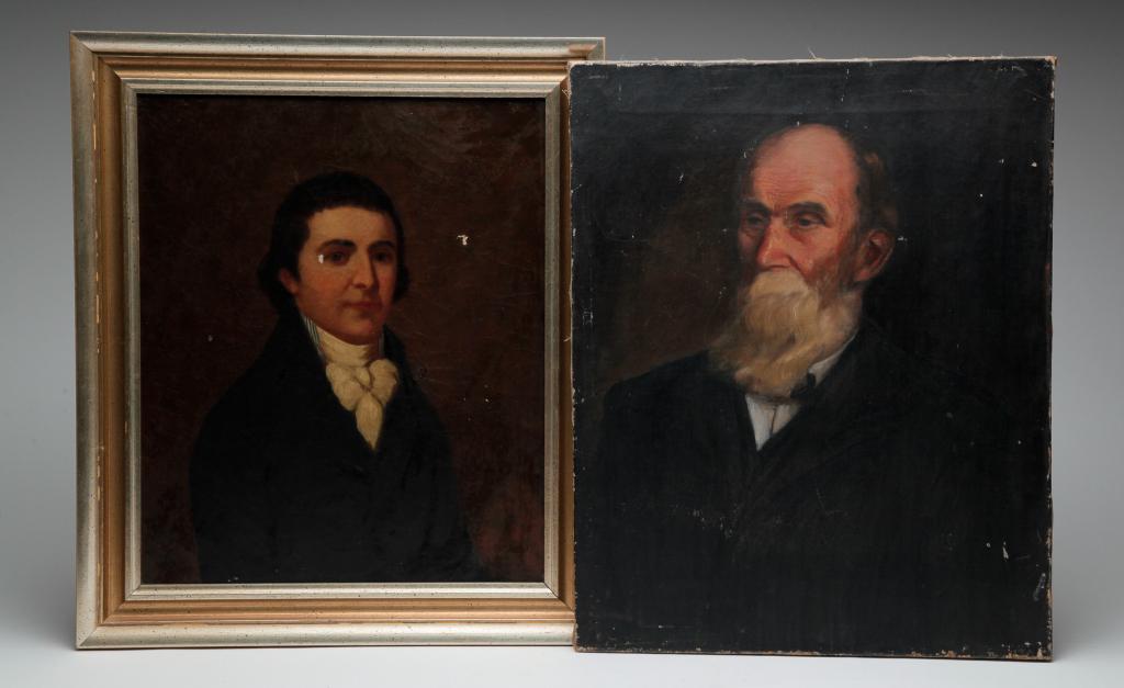 TWO AMERICAN PORTRAITS OF GENTLEMEN. (1 of 4)