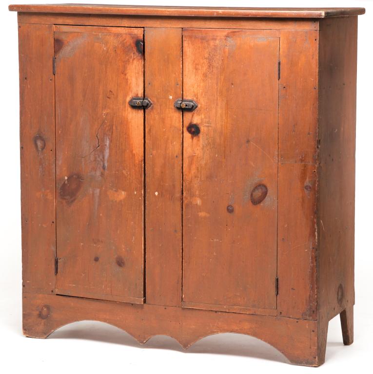 AMERICAN PAINTED COUNTRY JELLY CABINET. (1 of 6)