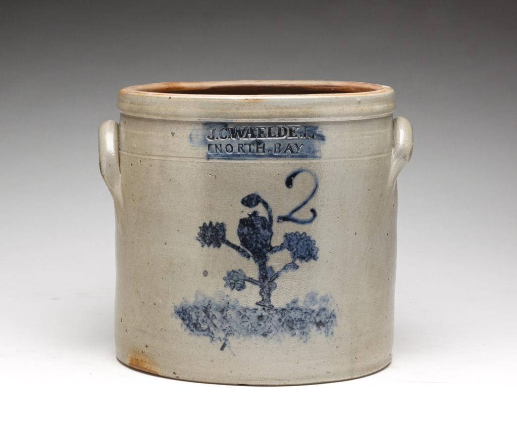 NEW YORK STONEWARE CROCK. (1 of 6)