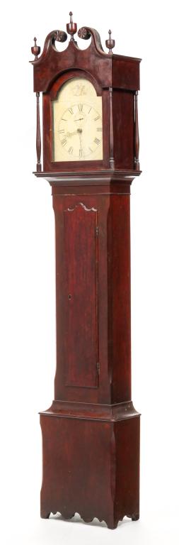 AMERICAN FEDERAL TALL CASE CLOCK. (1 of 10)