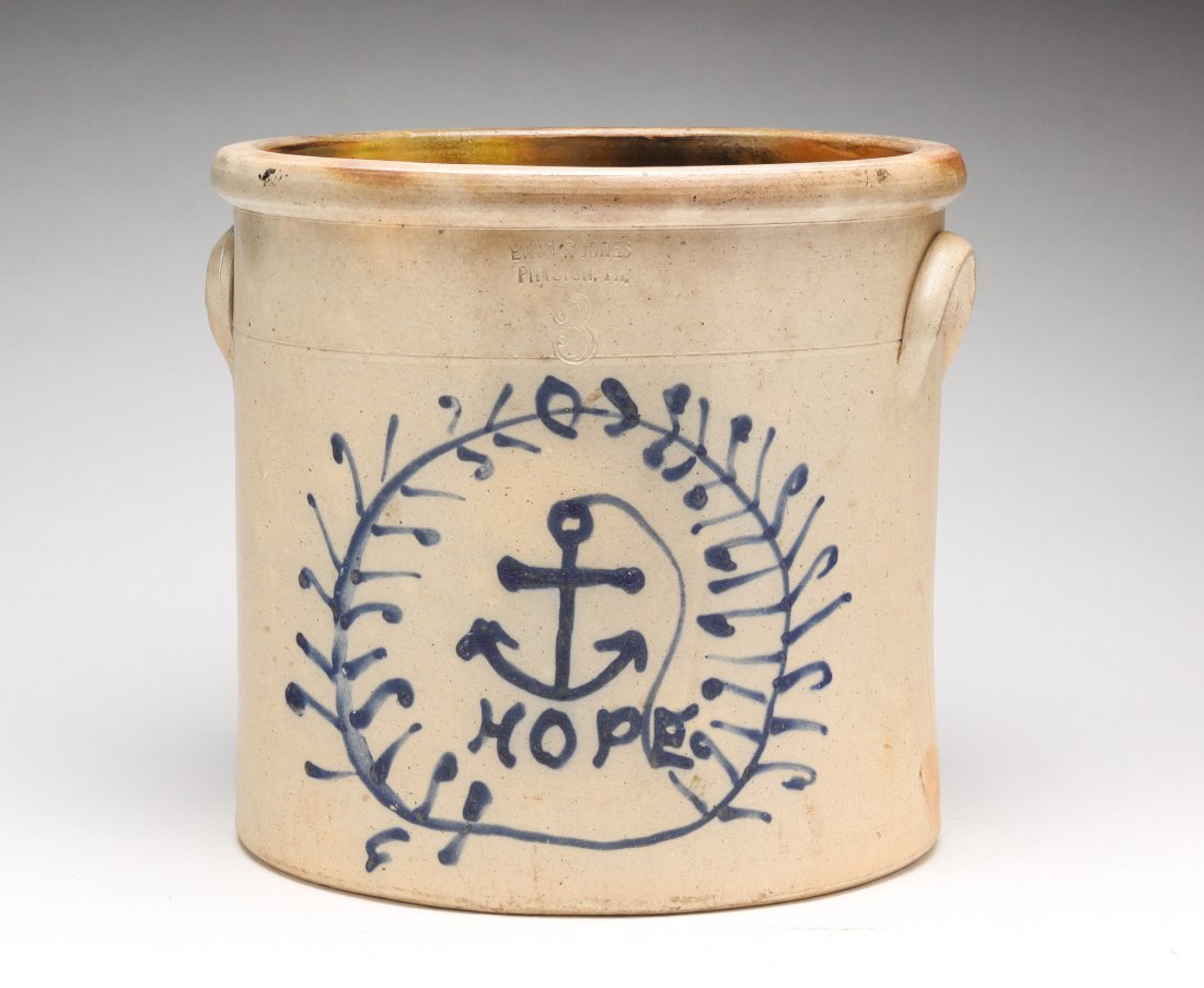 PENNSYLVANIA STONEWARE CROCK. (1 of 7)