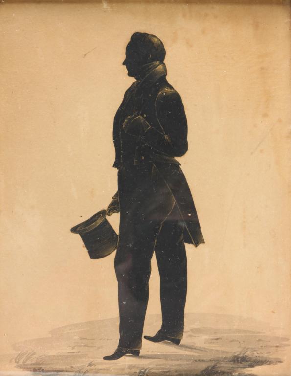 SILHOUETTE OF A GENTLEMAN BY MASTER HANKES. (1 of 4)