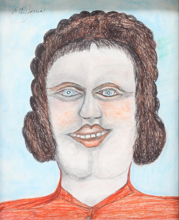 PORTRAIT OF A WOMAN BY S.L. JONES. (1 of 4)