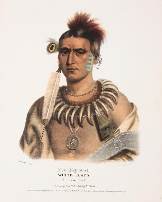 MCKENNEY & HALL PRINT "MAHHAS-KAH". (1 of 4)