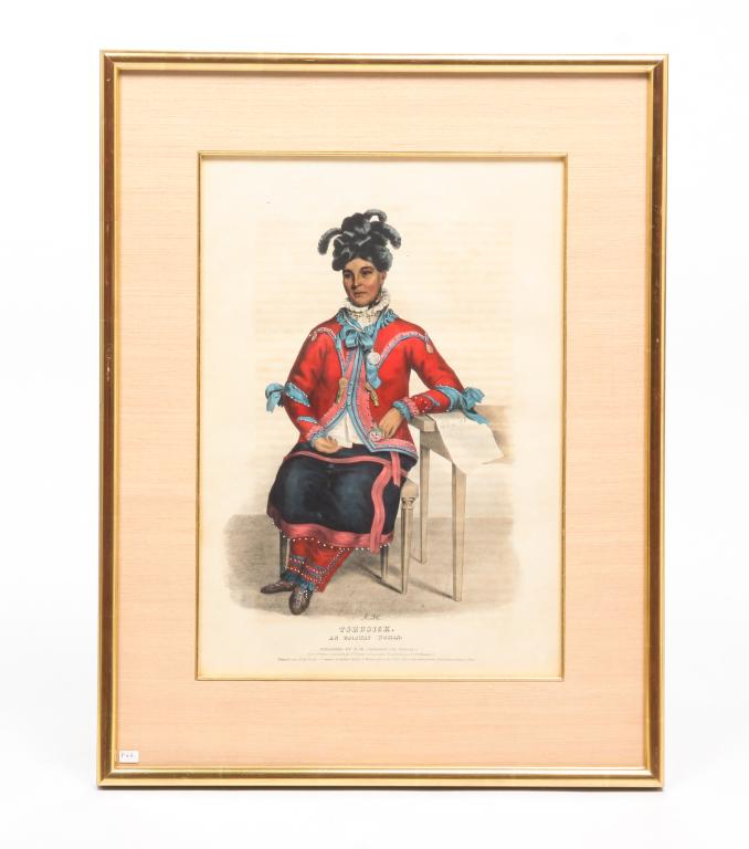 MCKENNEY & HALL PRINT "TSHUSICK". (1 of 5)