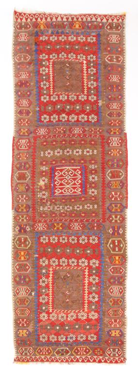 TURKISH KILIM RUNNER. (1 of 2)