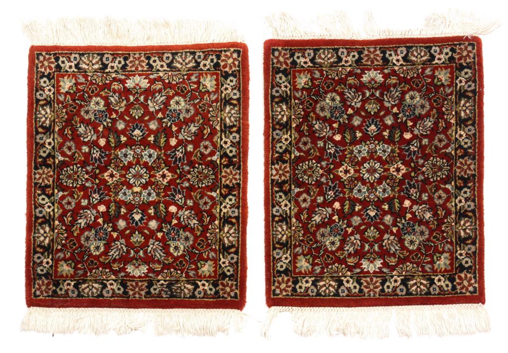 TWO INDO PERSIAN MATS. (1 of 2)