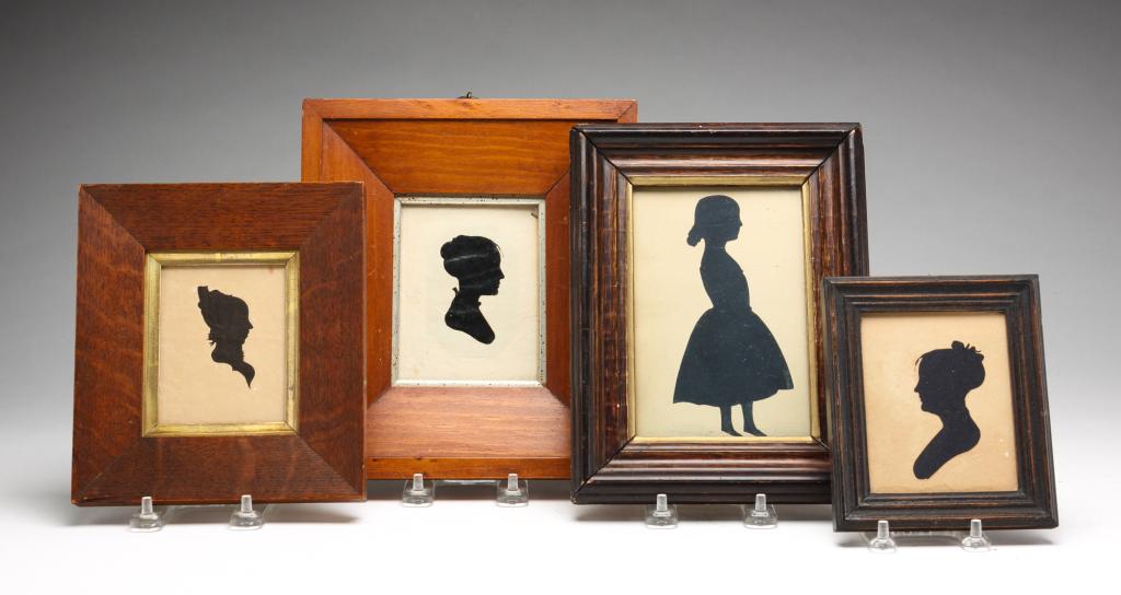 FOUR SILHOUETTES. (1 of 6)