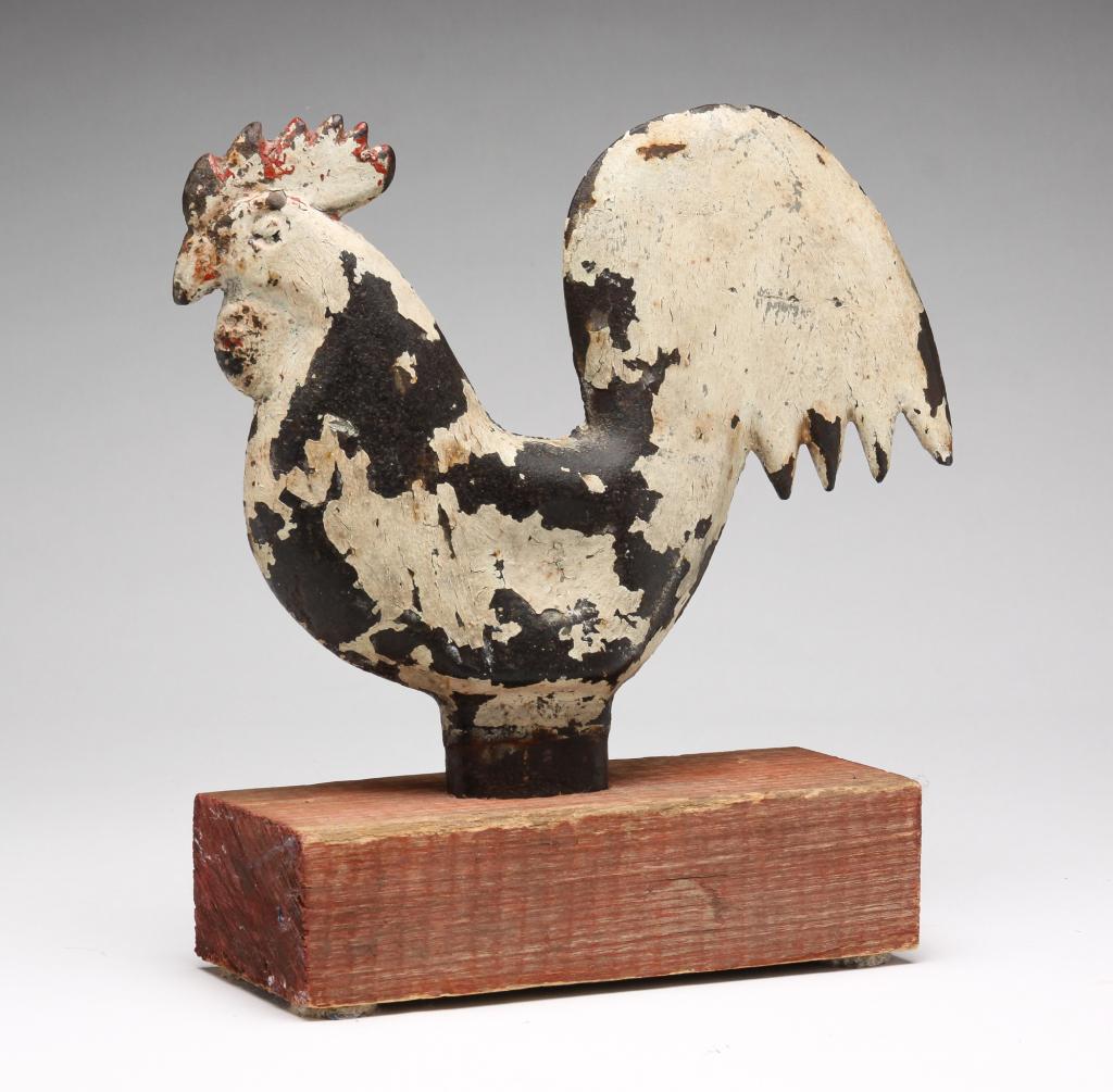 AMERICAN ROOSTER WINDMILL WEIGHT. (1 of 5)