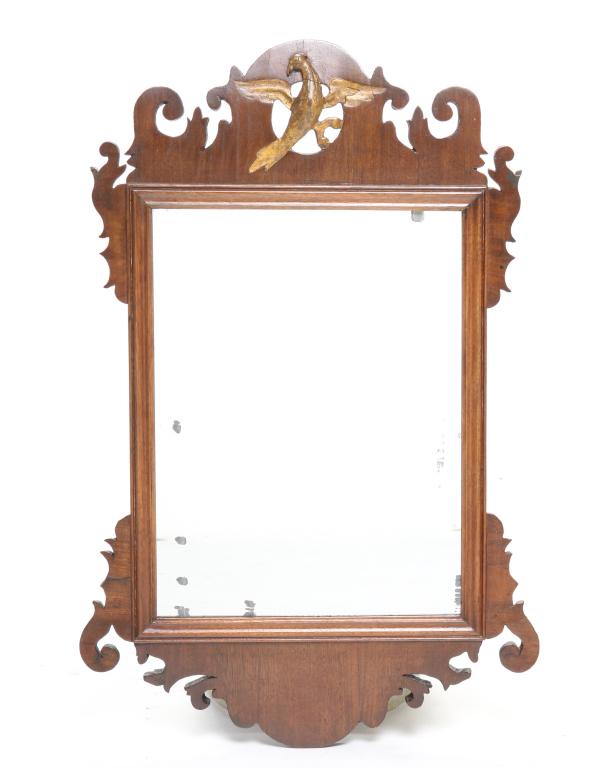 CHIPPENDALE MIRROR. (1 of 3)