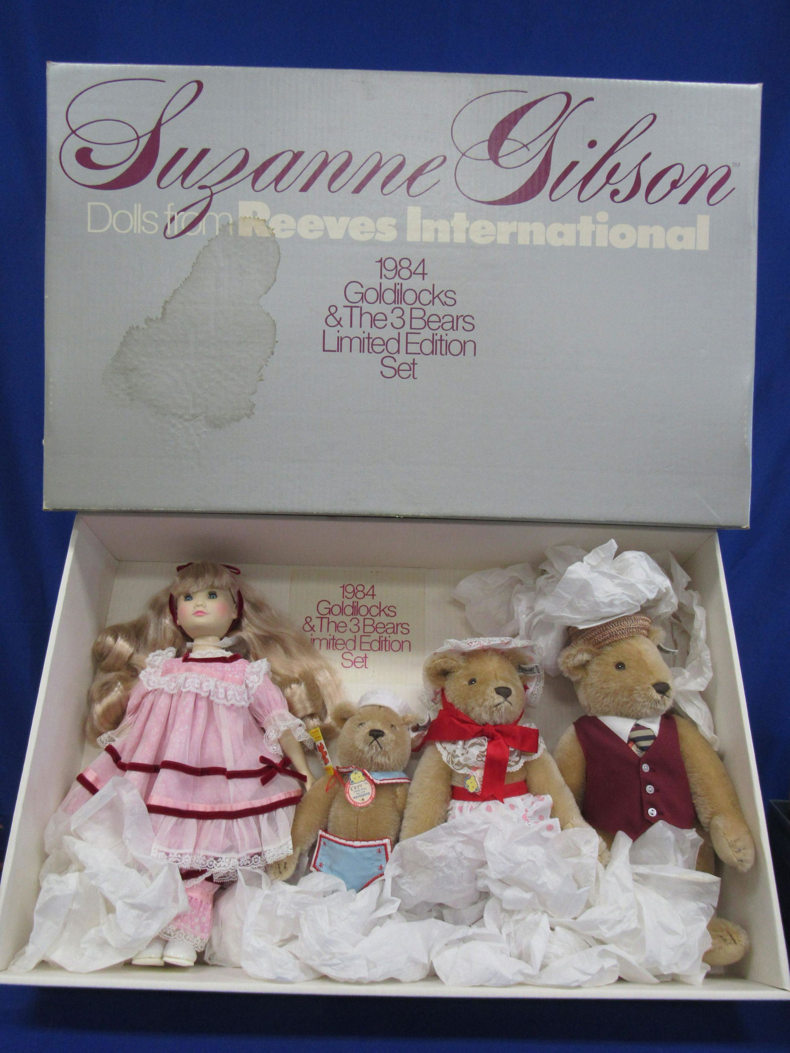 STEIFF 1984 GOLDILOCKS AND THE THREE BEARS (1 of 2)