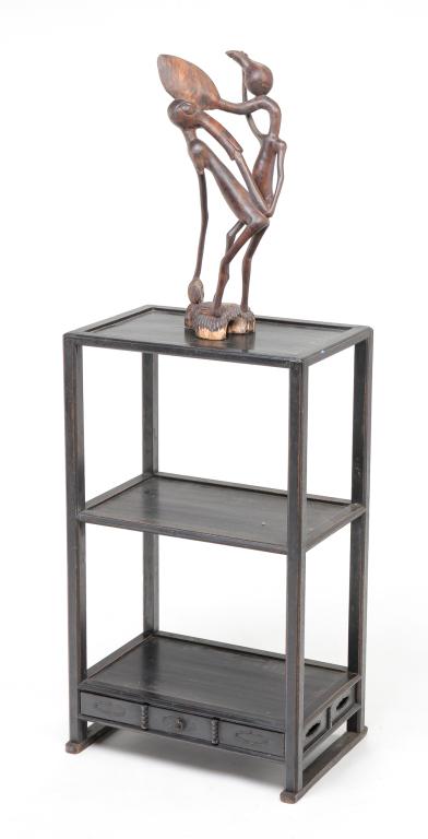 ASIAN STAND AND MODERN SCULPTURE. (1 of 6)