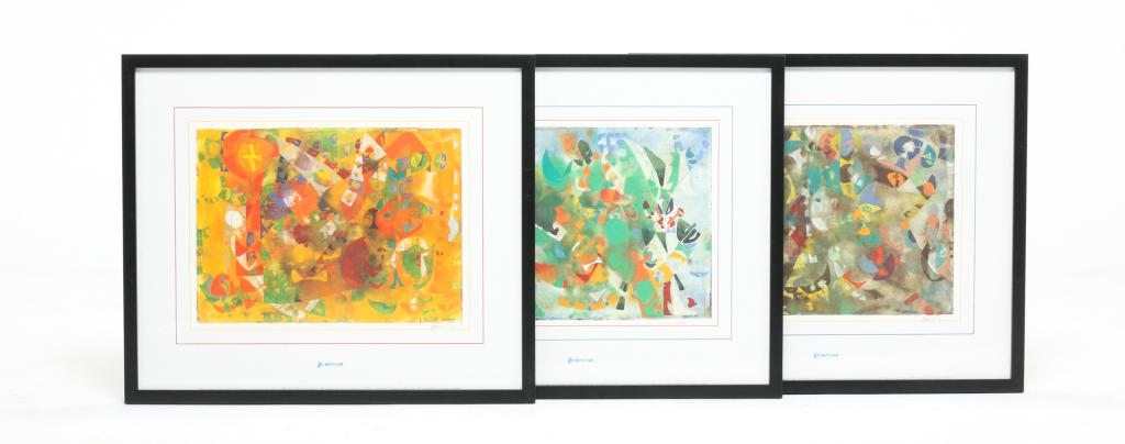 THREE MODERNIST PRINTS, JOSEPH DOWNING. (1 of 7)