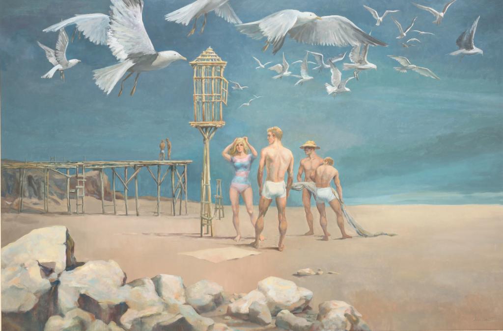 BEACH SCENE BY JOHN BROCK LEAR JR. (1 of 5)